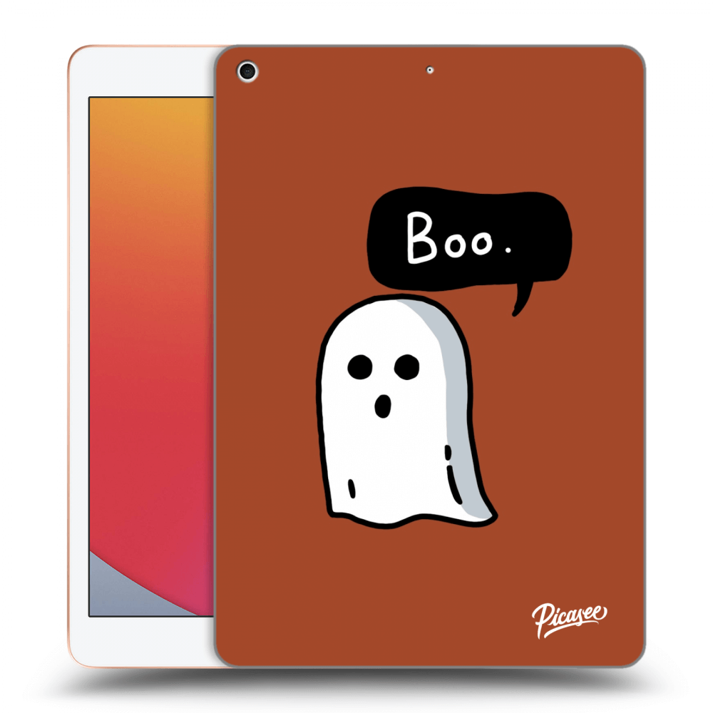 Picasee transparente Silikonhülle für Apple iPad 10.2" 2020 (8. gen) - Boo