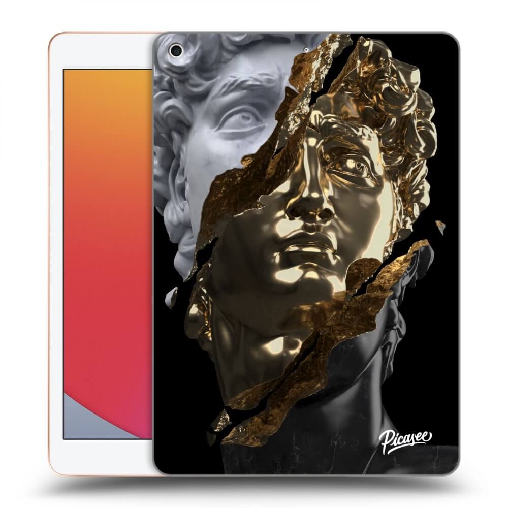 Picasee Schwarze Silikonhülle für Apple iPad 10.2" 2020 (8. gen) - Trigger
