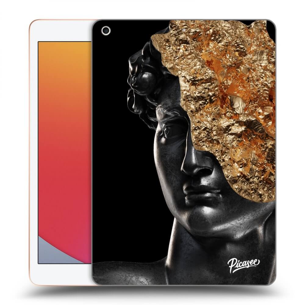 Picasee Schwarze Silikonhülle für Apple iPad 10.2" 2020 (8. gen) - Holigger