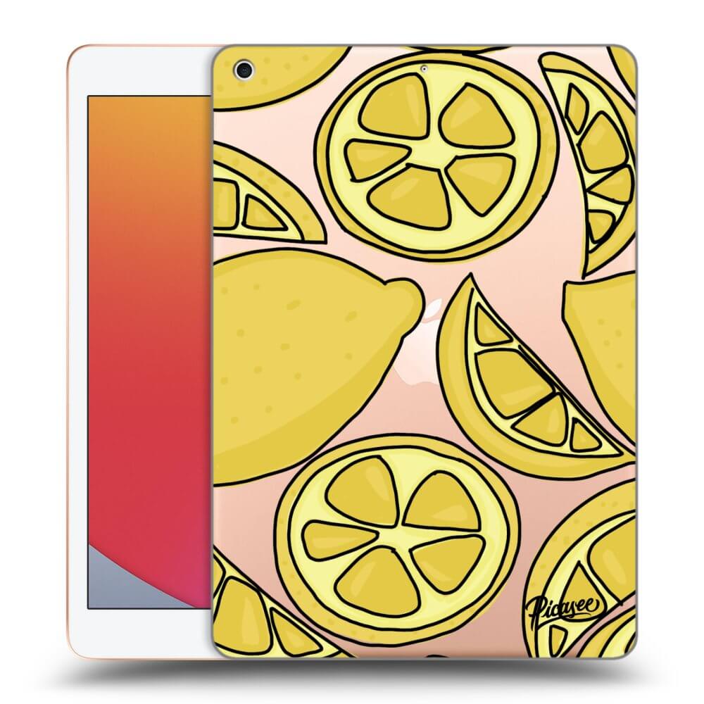 Picasee transparente Silikonhülle für Apple iPad 10.2" 2020 (8. gen) - Lemon