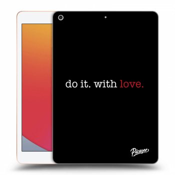 Picasee transparente Silikonhülle für Apple iPad 10.2" 2020 (8. gen) - Do it. With love.