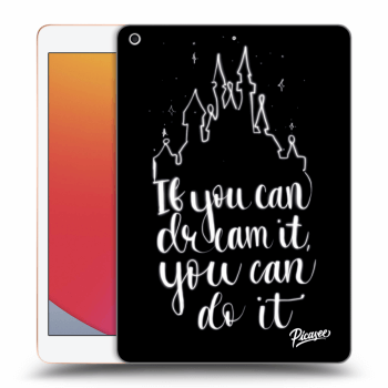 Picasee Schwarze Silikonhülle für Apple iPad 10.2" 2020 (8. gen) - Dream