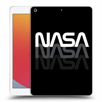 Picasee transparente Silikonhülle für Apple iPad 10.2" 2020 (8. gen) - NASA Triple