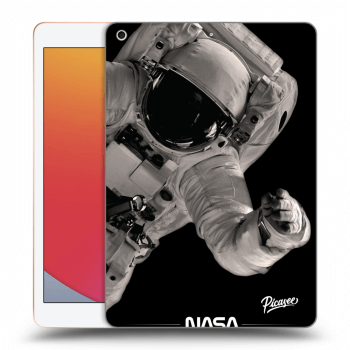 Picasee transparente Silikonhülle für Apple iPad 10.2" 2020 (8. gen) - Astronaut Big