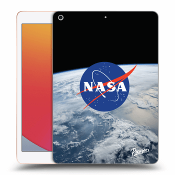 Picasee Schwarze Silikonhülle für Apple iPad 10.2" 2020 (8. gen) - Nasa Earth
