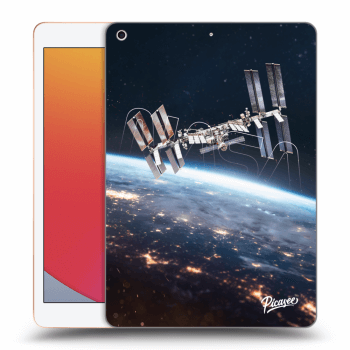 Picasee transparente Silikonhülle für Apple iPad 10.2" 2020 (8. gen) - Station