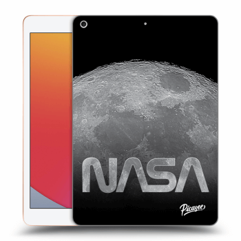 Picasee transparente Silikonhülle für Apple iPad 10.2" 2020 (8. gen) - Moon Cut