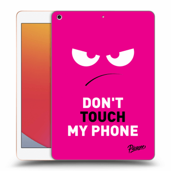 Hülle für Apple iPad 10.2" 2020 (8. gen) - Angry Eyes - Pink