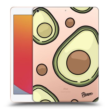 Picasee transparente Silikonhülle für Apple iPad 10.2" 2020 (8. gen) - Avocado
