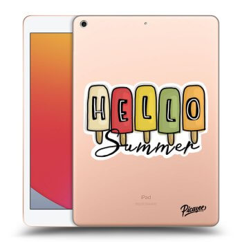 Picasee transparente Silikonhülle für Apple iPad 10.2" 2020 (8. gen) - Ice Cream