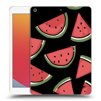 Picasee Schwarze Silikonhülle für Apple iPad 10.2" 2020 (8. gen) - Melone