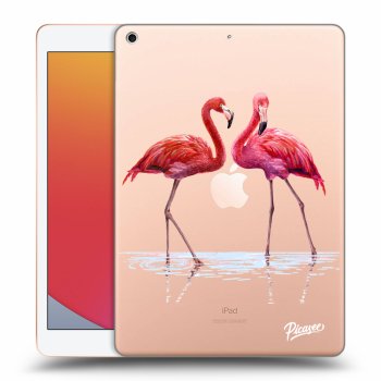 Hülle für Apple iPad 10.2" 2020 (8. gen) - Flamingos zu zweit