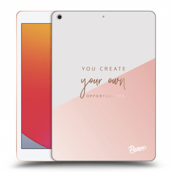 Picasee transparente Silikonhülle für Apple iPad 10.2" 2020 (8. gen) - You create your own opportunities