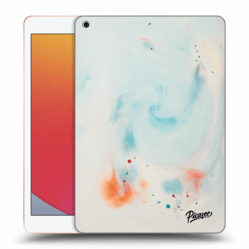 Picasee Schwarze Silikonhülle für Apple iPad 10.2" 2020 (8. gen) - Splash
