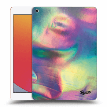 Picasee transparente Silikonhülle für Apple iPad 10.2" 2020 (8. gen) - Holo