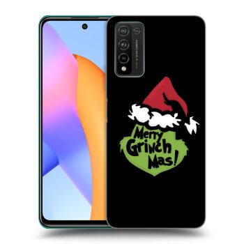 Picasee Honor 10X Lite Hülle - Schwarzes Silikon - Grinch 2