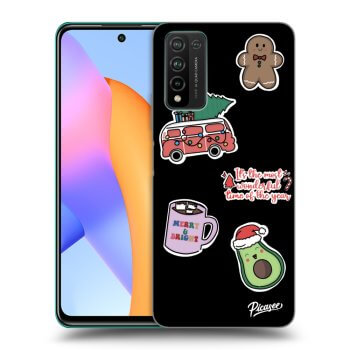 Hülle für Honor 10X Lite - Christmas Stickers