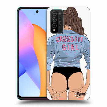 Picasee Honor 10X Lite Hülle - Transparentes Silikon - Crossfit girl - nickynellow