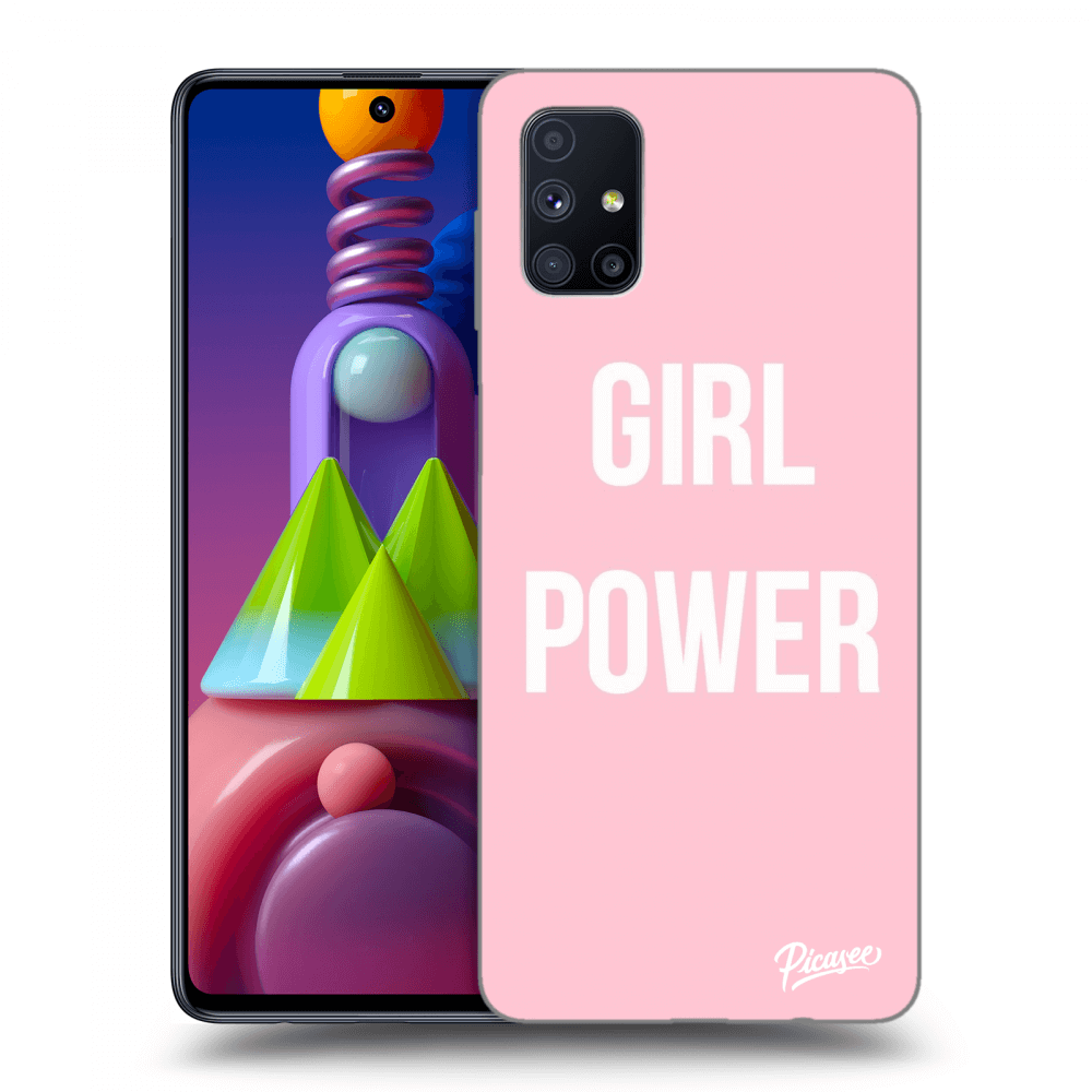 Picasee Samsung Galaxy M51 M515F Hülle - Transparentes Silikon - Girl power