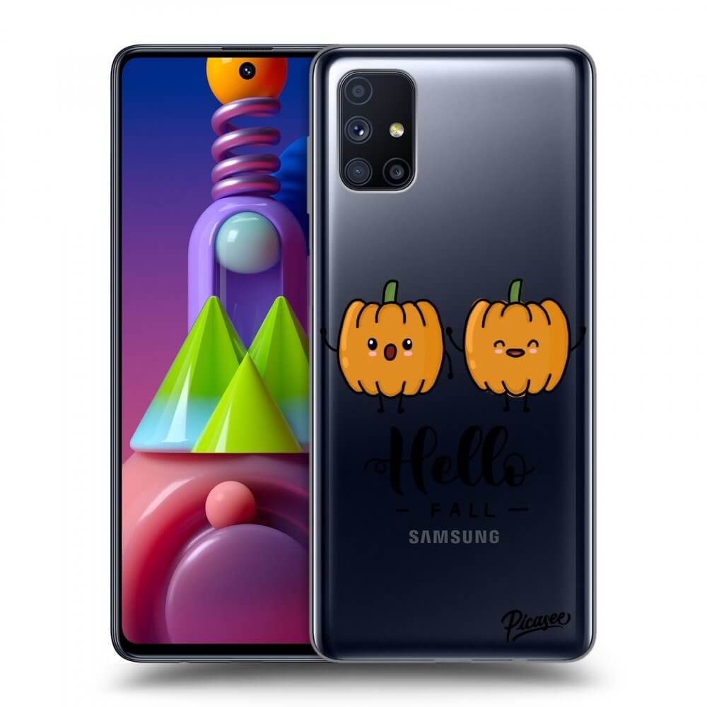 Picasee Samsung Galaxy M51 M515F Hülle - Transparentes Silikon - Hallo Fall
