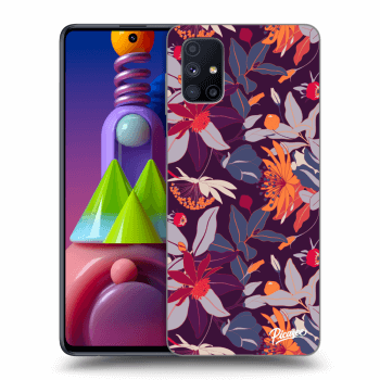 Hülle für Samsung Galaxy M51 M515F - Purple Leaf