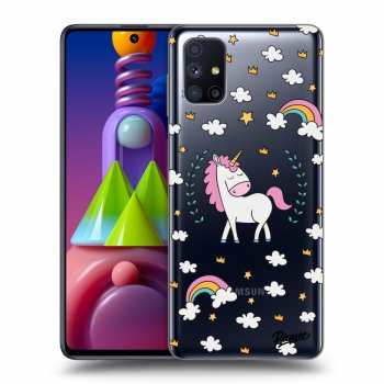 Picasee Samsung Galaxy M51 M515F Hülle - Transparentes Silikon - Unicorn star heaven