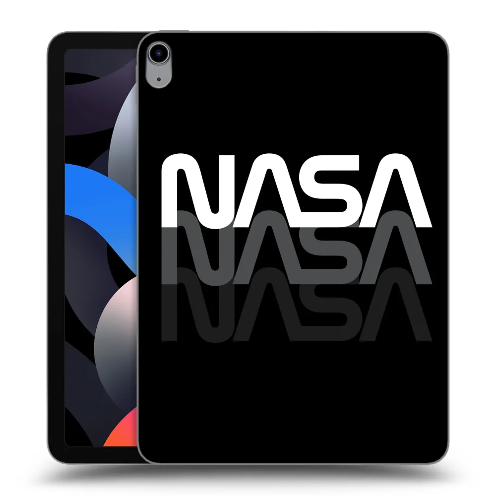 Picasee transparente Silikonhülle für Apple iPad Air 4 10.9" 2020 - NASA Triple