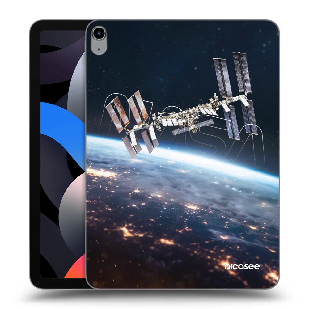 Picasee transparente Silikonhülle für Apple iPad Air 4 10.9" 2020 - Station