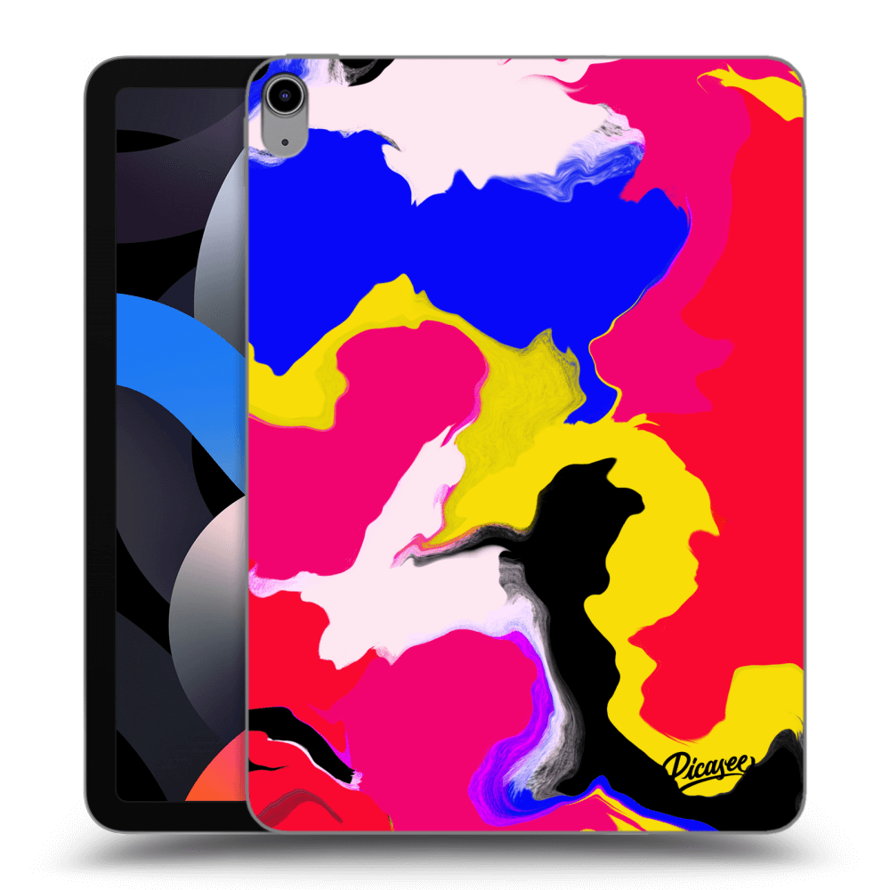 Picasee transparente Silikonhülle für Apple iPad Air 4 10.9" 2020 - Watercolor
