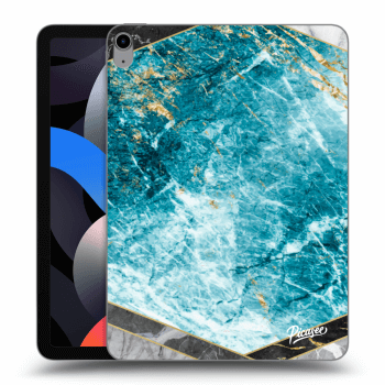 Hülle für Apple iPad Air 4 10.9" 2020 - Blue geometry