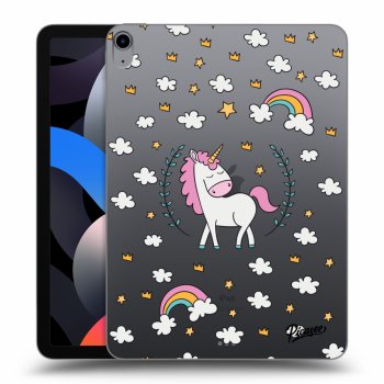 Picasee transparente Silikonhülle für Apple iPad Air 4 10.9" 2020 - Unicorn star heaven