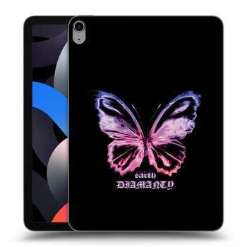 Picasee transparente Silikonhülle für Apple iPad Air 4 10.9" 2020 - Diamanty Purple