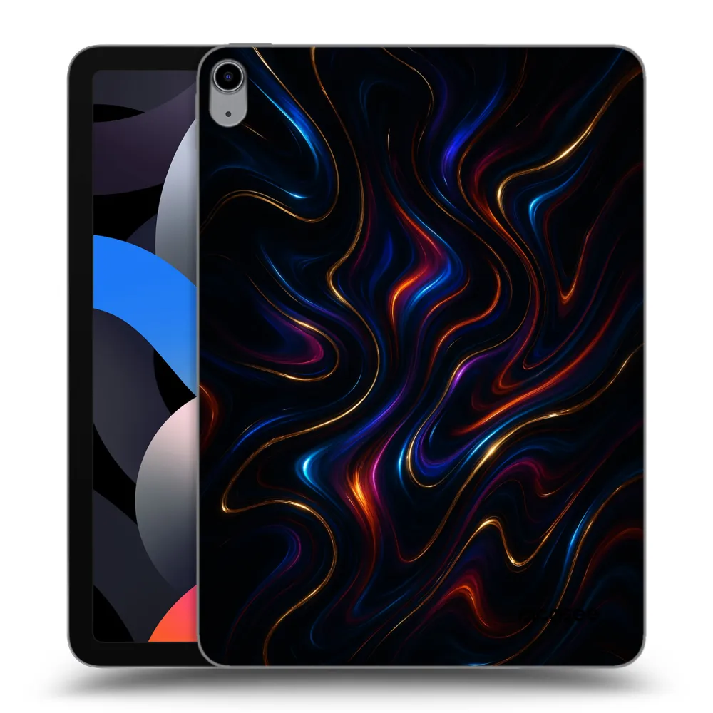 Picasee transparente Silikonhülle für Apple iPad Air 4 10.9" 2020 - Noir
