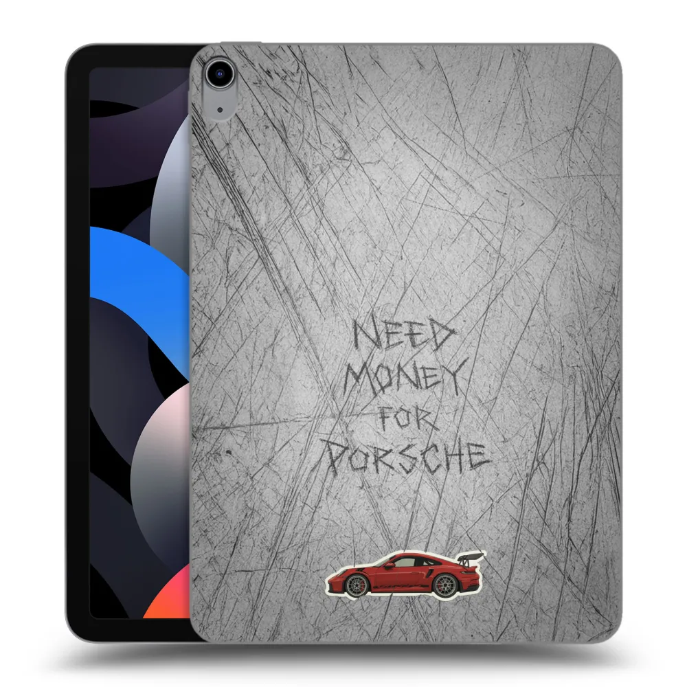 Picasee transparente Silikonhülle für Apple iPad Air 4 10.9" 2020 - Garage Scratch