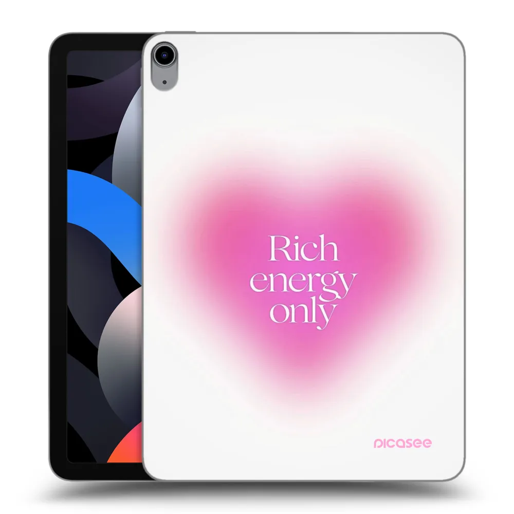 Picasee transparente Silikonhülle für Apple iPad Air 4 10.9" 2020 - Rich Energy