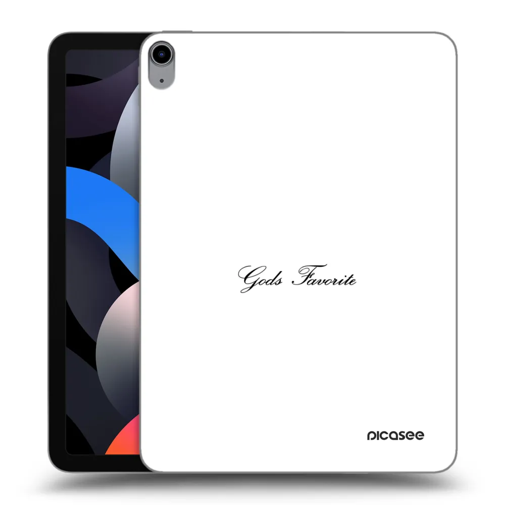 Picasee transparente Silikonhülle für Apple iPad Air 4 10.9" 2020 - Gods Favorite