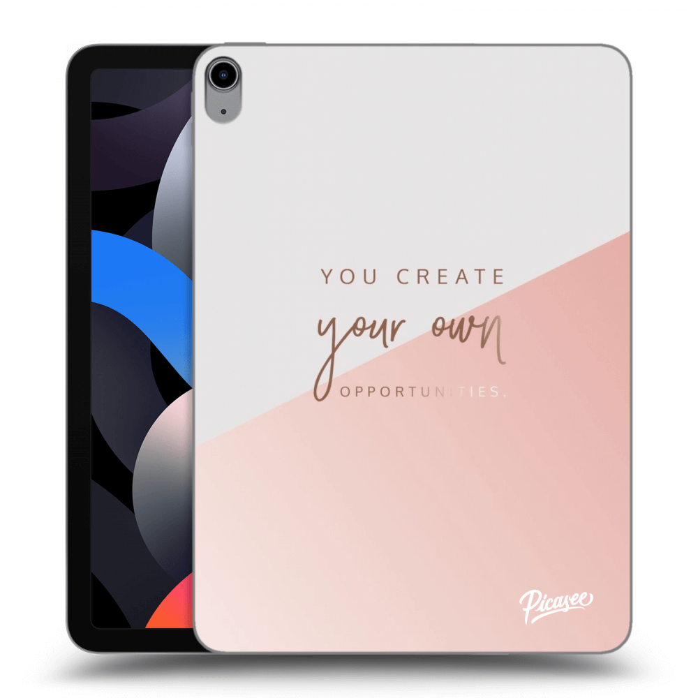 Picasee transparente Silikonhülle für Apple iPad Air 4 10.9" 2020 - You create your own opportunities