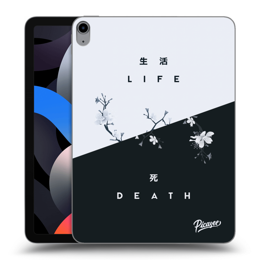 Picasee transparente Silikonhülle für Apple iPad Air 4 10.9" 2020 - Life - Death