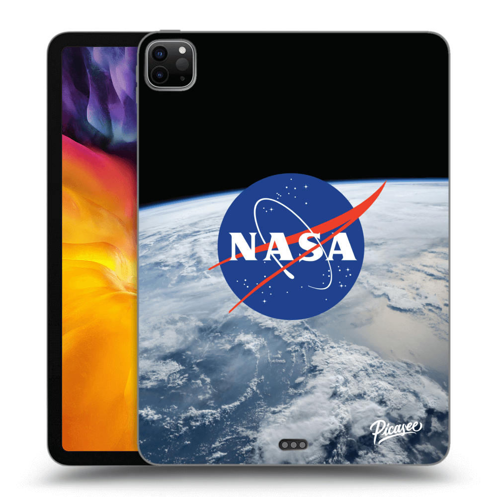 Picasee Schwarze Silikonhülle für Apple iPad Pro 11" 2020 (2.gen) - Nasa Earth