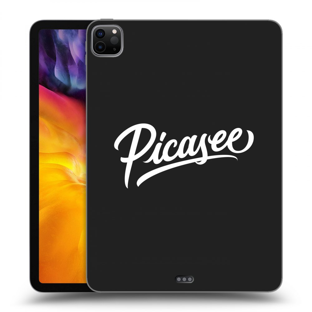 Picasee Schwarze Silikonhülle für Apple iPad Pro 11" 2020 (2.gen) - Picasee - old logo - white