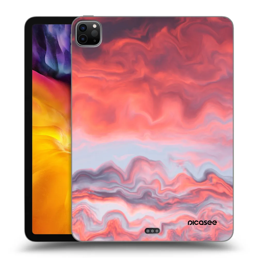 Picasee Schwarze Silikonhülle für Apple iPad Pro 11" 2020 (2.gen) - Sunset