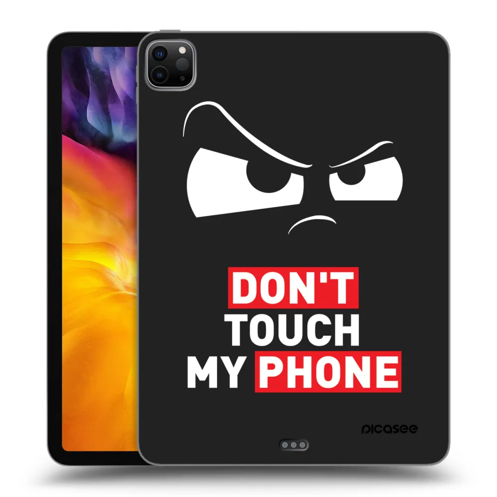 Picasee Schwarze Silikonhülle für Apple iPad Pro 11" 2020 (2.gen) - Cloudy Eye - Transparent