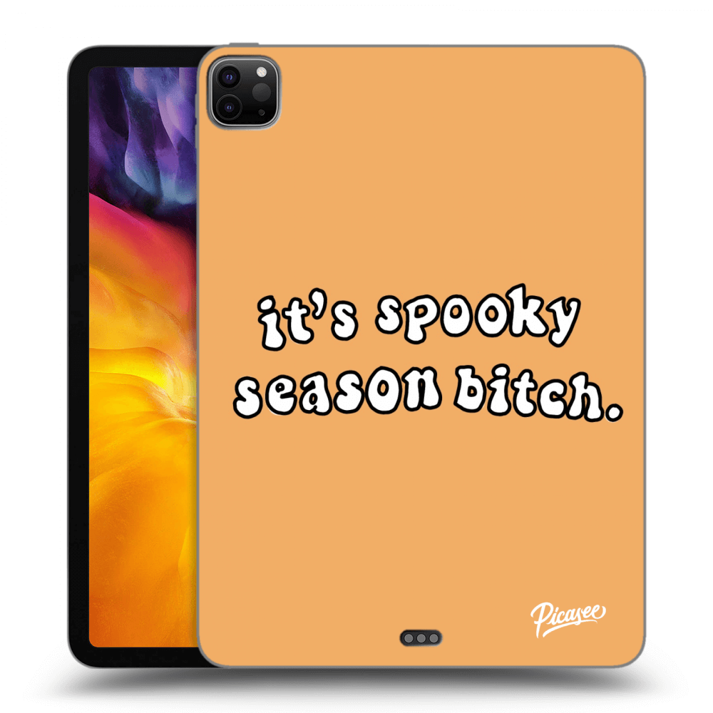 Picasee Schwarze Silikonhülle für Apple iPad Pro 11" 2020 (2.gen) - Spooky season