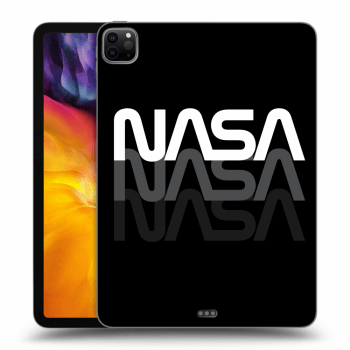 Picasee Schwarze Silikonhülle für Apple iPad Pro 11" 2020 (2.gen) - NASA Triple