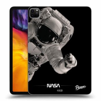 Picasee Schwarze Silikonhülle für Apple iPad Pro 11" 2020 (2.gen) - Astronaut Big