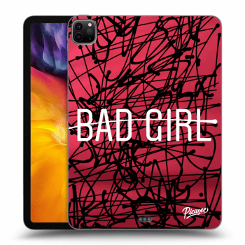 Picasee Schwarze Silikonhülle für Apple iPad Pro 11" 2020 (2.gen) - Bad girl