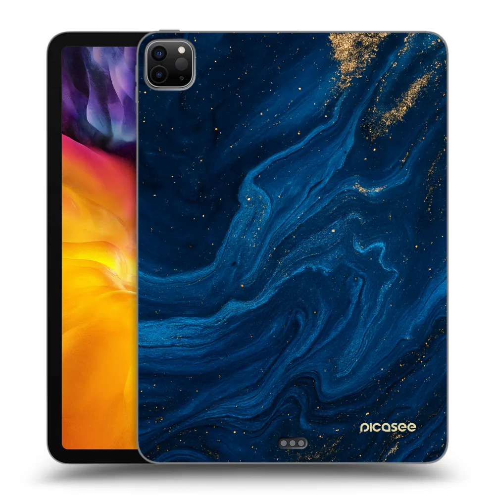 Picasee Schwarze Silikonhülle für Apple iPad Pro 11" 2020 (2.gen) - Blue