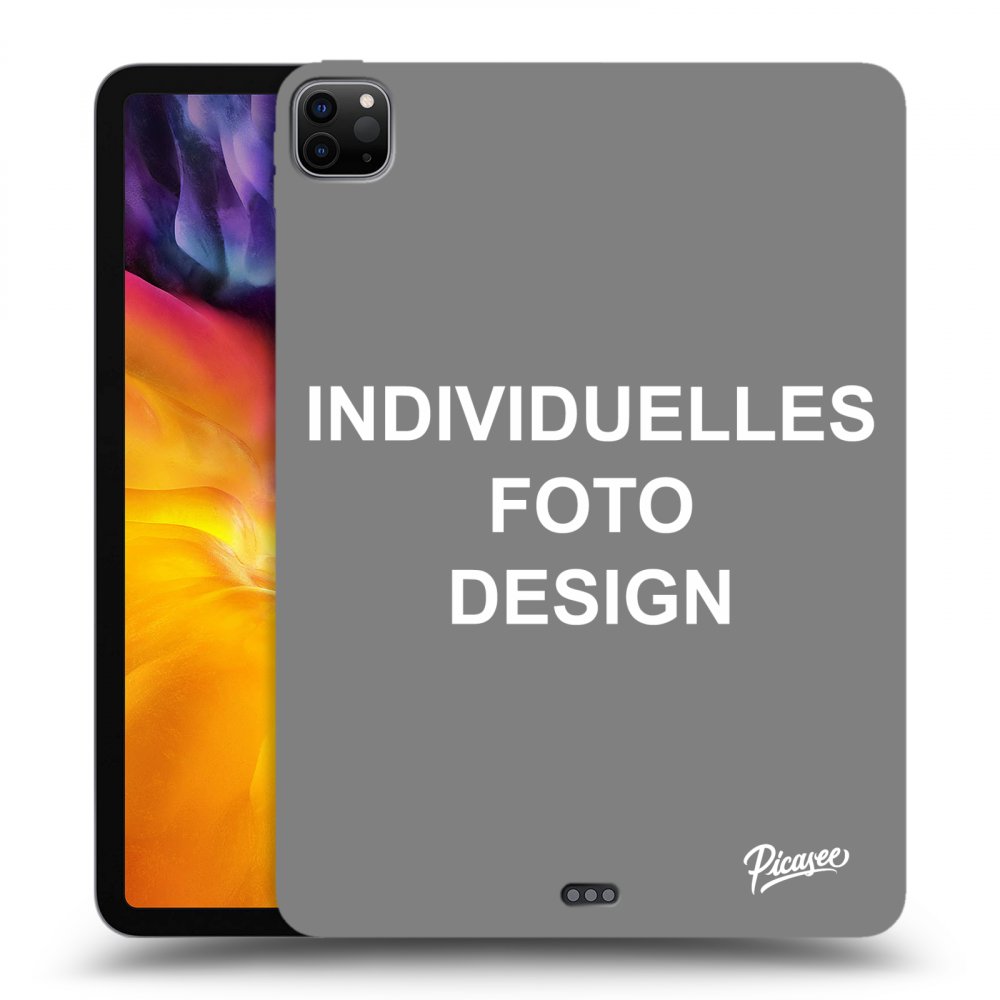 Picasee Schwarze Silikonhülle für Apple iPad Pro 11" 2020 (2.gen) - Individuelles Fotodesign