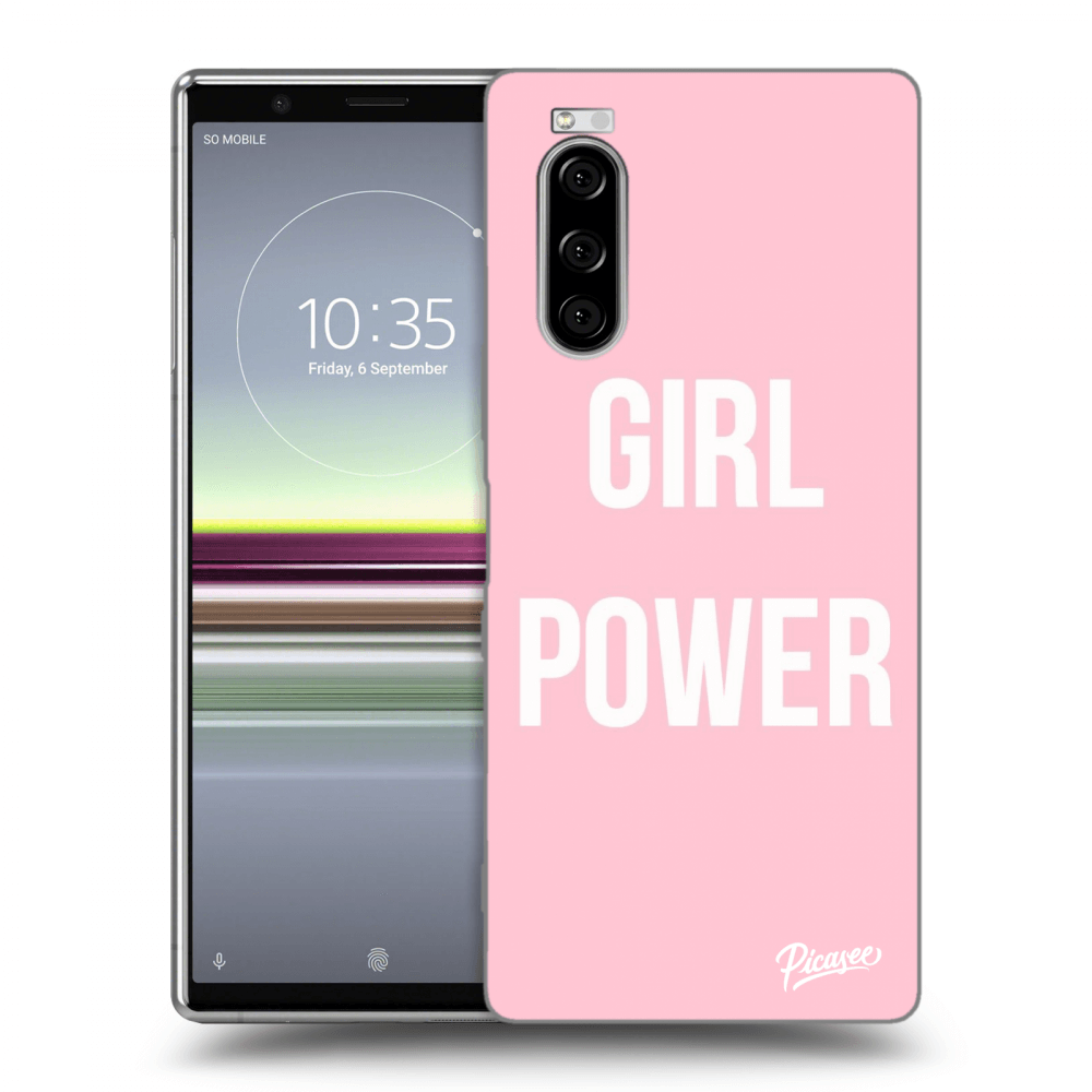 Picasee Sony Xperia 5 Hülle - Transparentes Silikon - Girl power