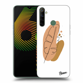 Picasee Realme 6i Hülle - Transparentes Silikon - Feather brown